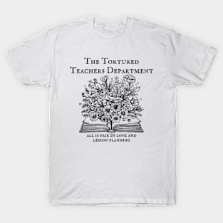 The Tortured Teachers Department Retro Teaching Album T-Shirt